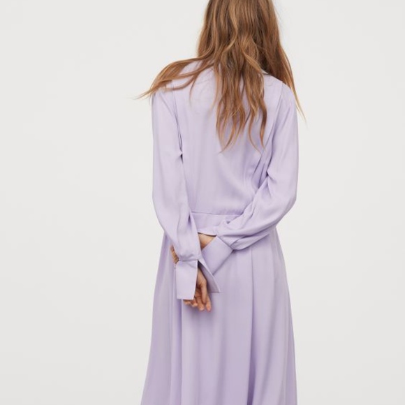 H&M Midi Dress in Lavender - Picture 2 of 3
